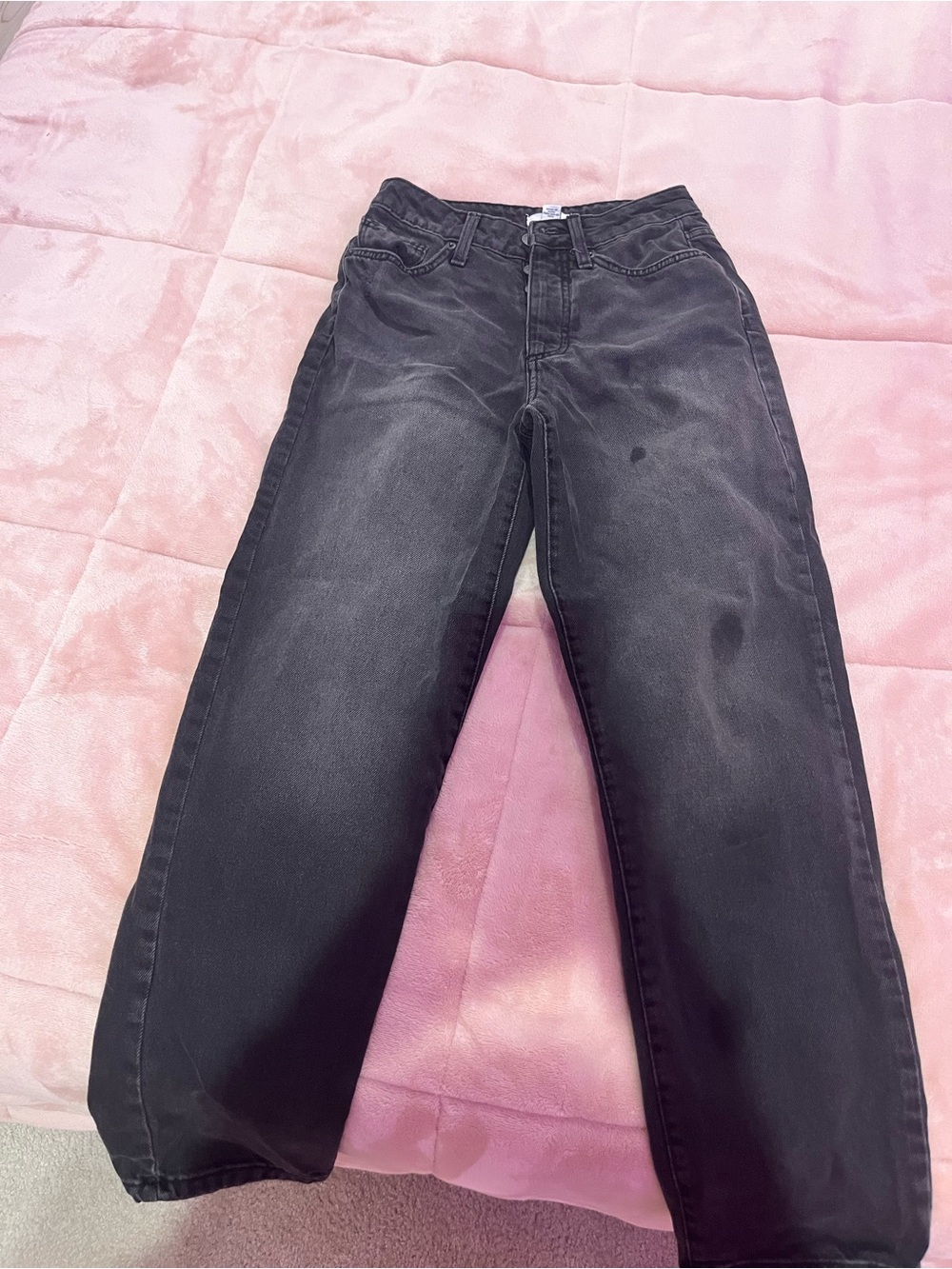 Forever 21 Black Denim High-Rise Jeans
